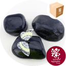 Chinese Cobbles - Polished Black Granite